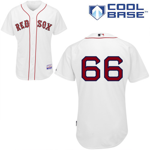 Drake Britton #66 Youth Baseball Jersey-Boston Red Sox Authentic Home White Cool Base MLB Jersey
